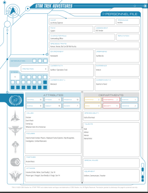 Leo Claymore character sheet